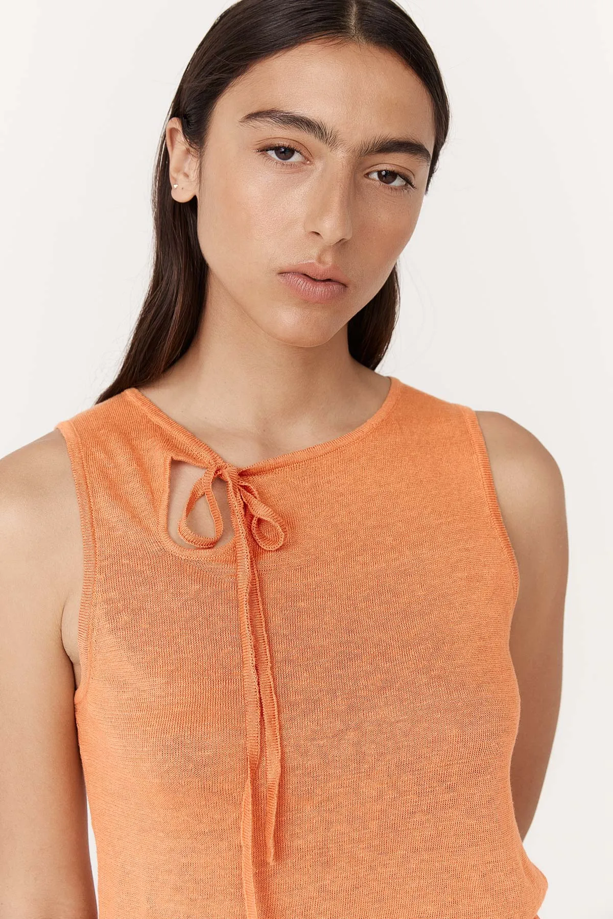Kassius Linen Knit Tank sold by Rowie the Label product image thumbnail 3
