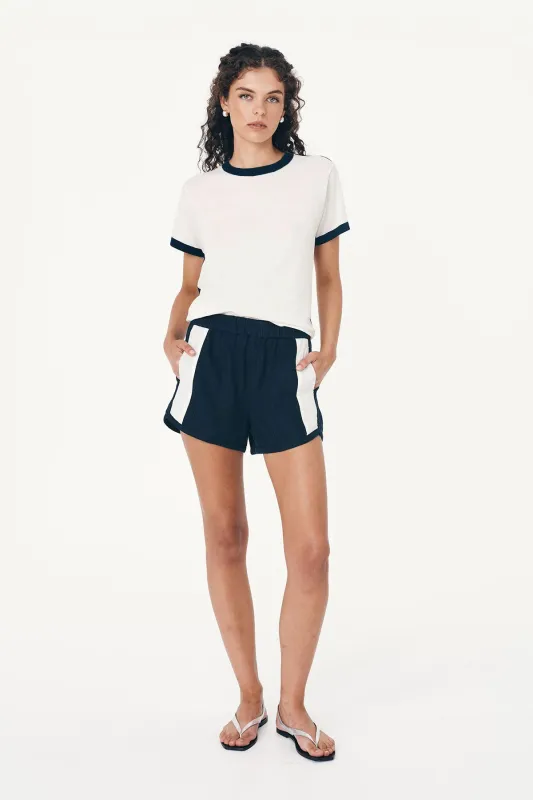 Simone Linen Shorts sold by Rowie the Label