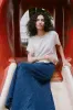 Rania Contrast Knit Tee sold by Rowie the Label
