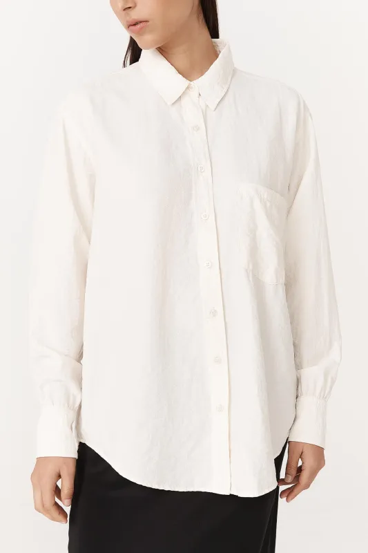 Ramona Silk Long Sleeve Shirt sold by Rowie the Label