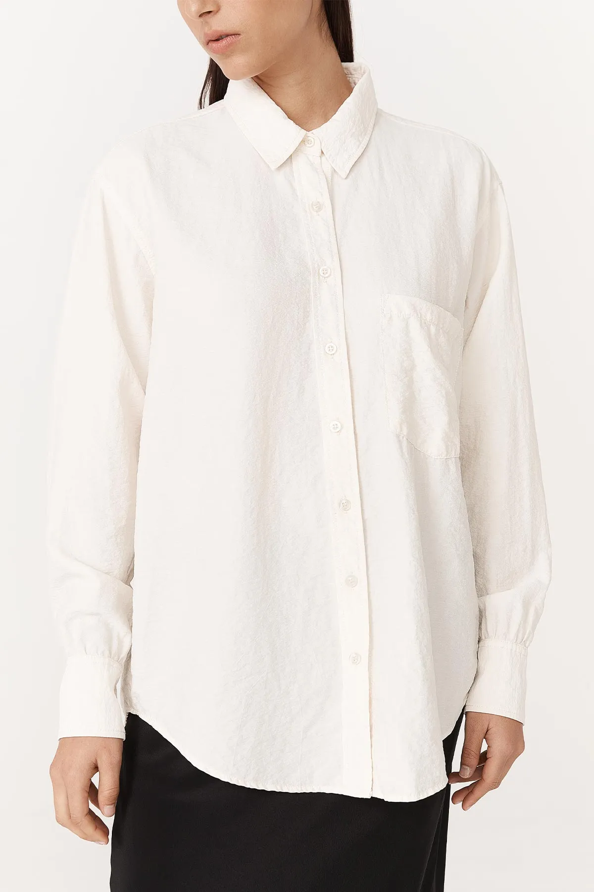 Ramona Silk Long Sleeve Shirt sold by Rowie the Label