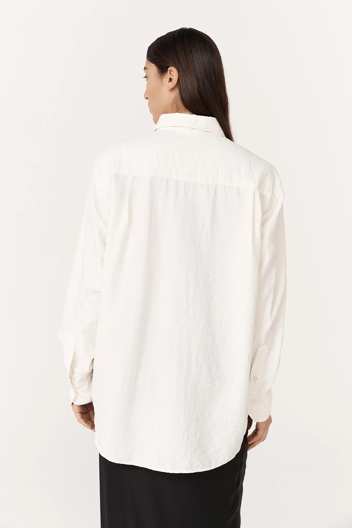Ramona Silk Long Sleeve Shirt sold by Rowie the Label product image thumbnail 5