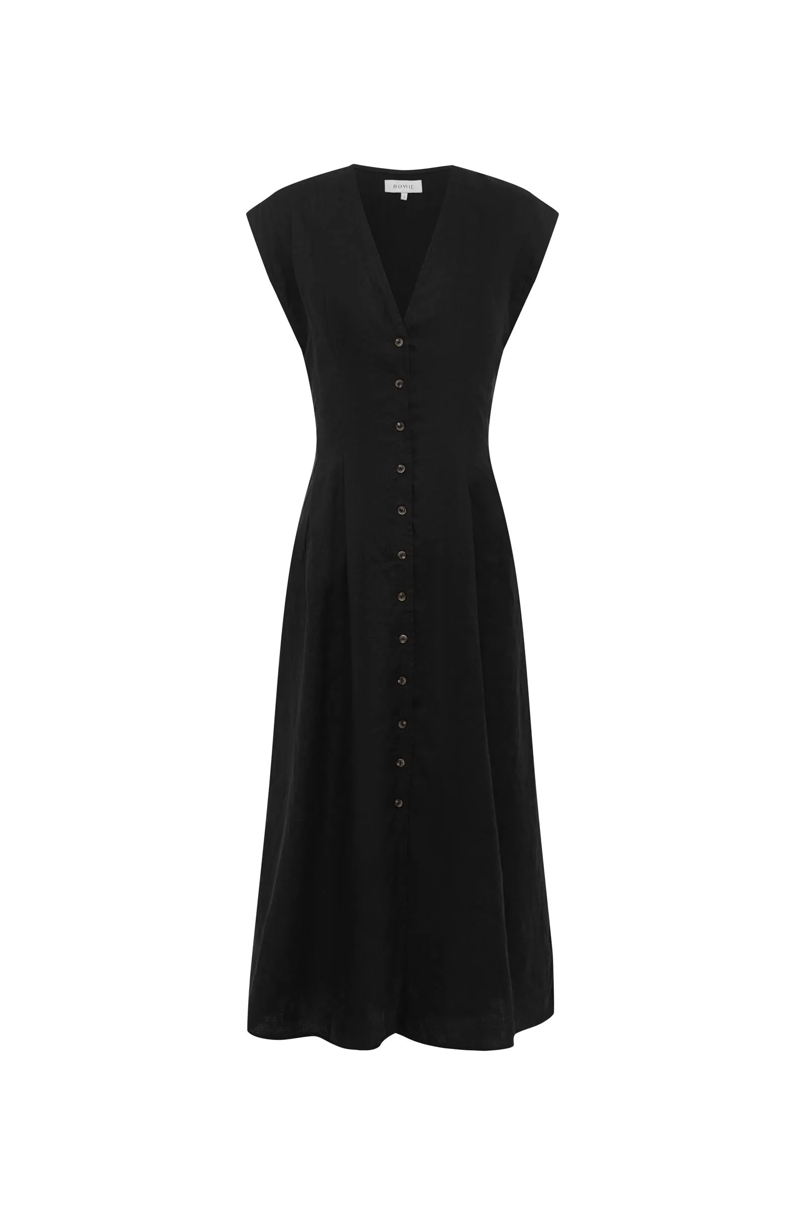 Mira Linen Midi Dress sold by Rowie the Label product image thumbnail 2