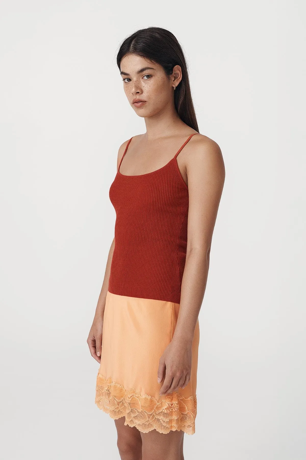 Ruby Rib Knit Singlet sold by Rowie the Label product image thumbnail 3