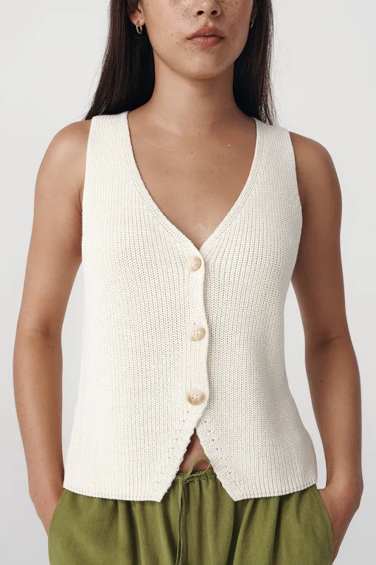 Rio Knit Vest made by Rowie the Label