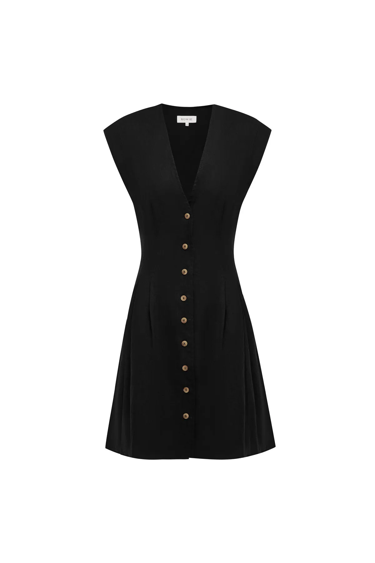 Mira Linen Mini Dress sold by Rowie the Label product image thumbnail 2