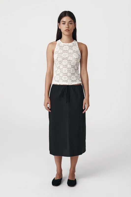 Emmy Organic Midi Skirt sold by Rowie the Label