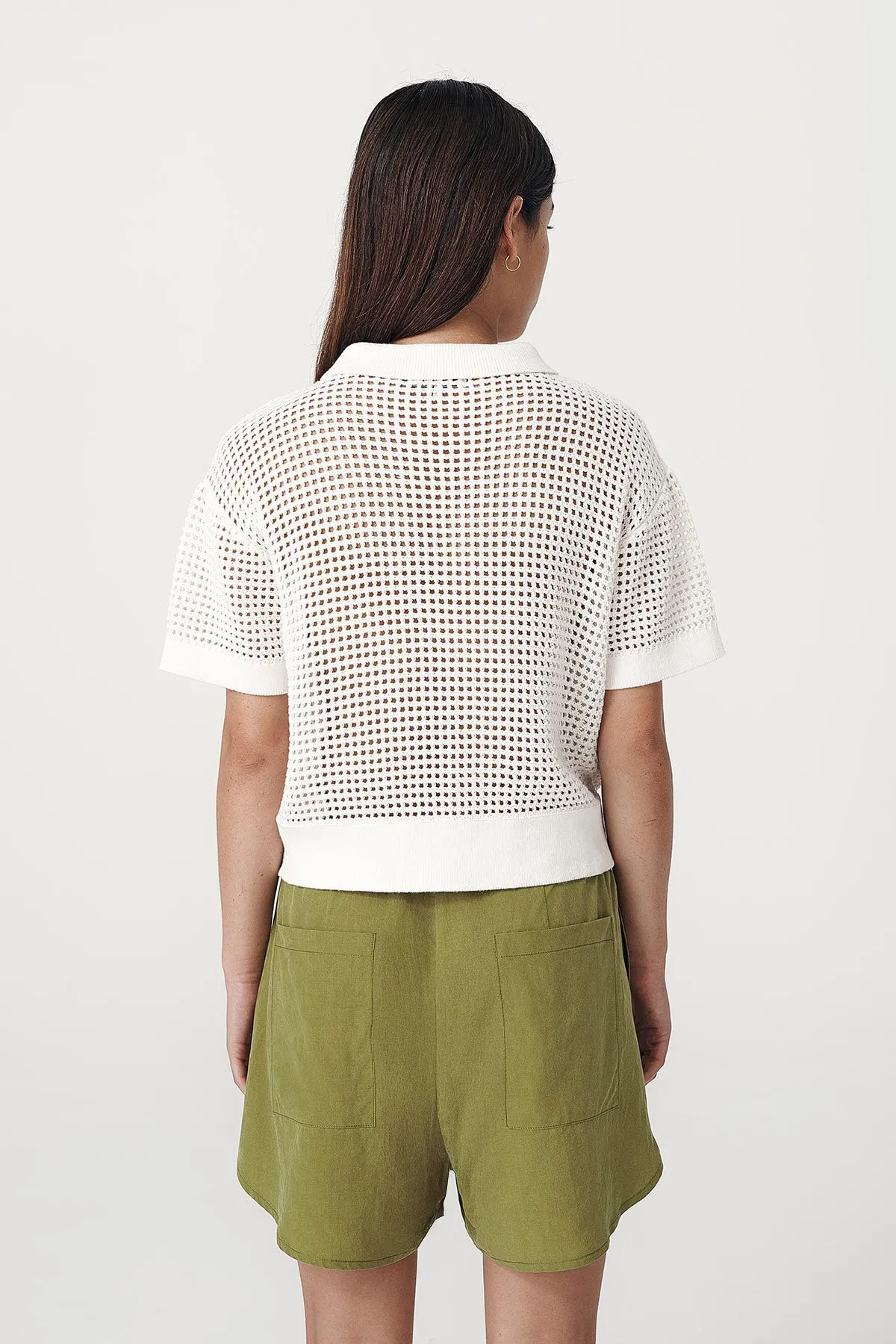 Mimi Knit Polo Top sold by Rowie the Label product image thumbnail 5