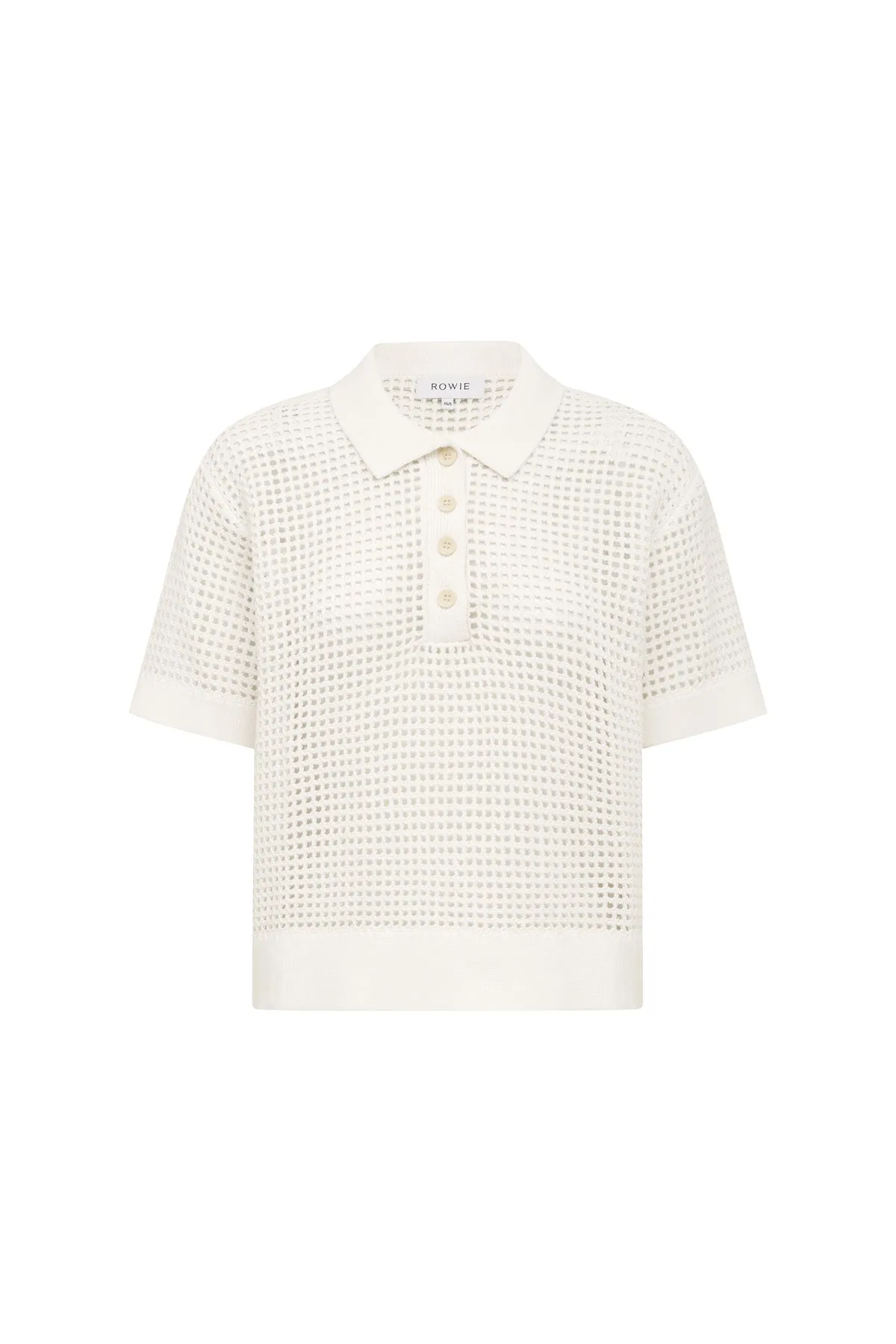 Mimi Knit Polo Top sold by Rowie the Label product image thumbnail 2