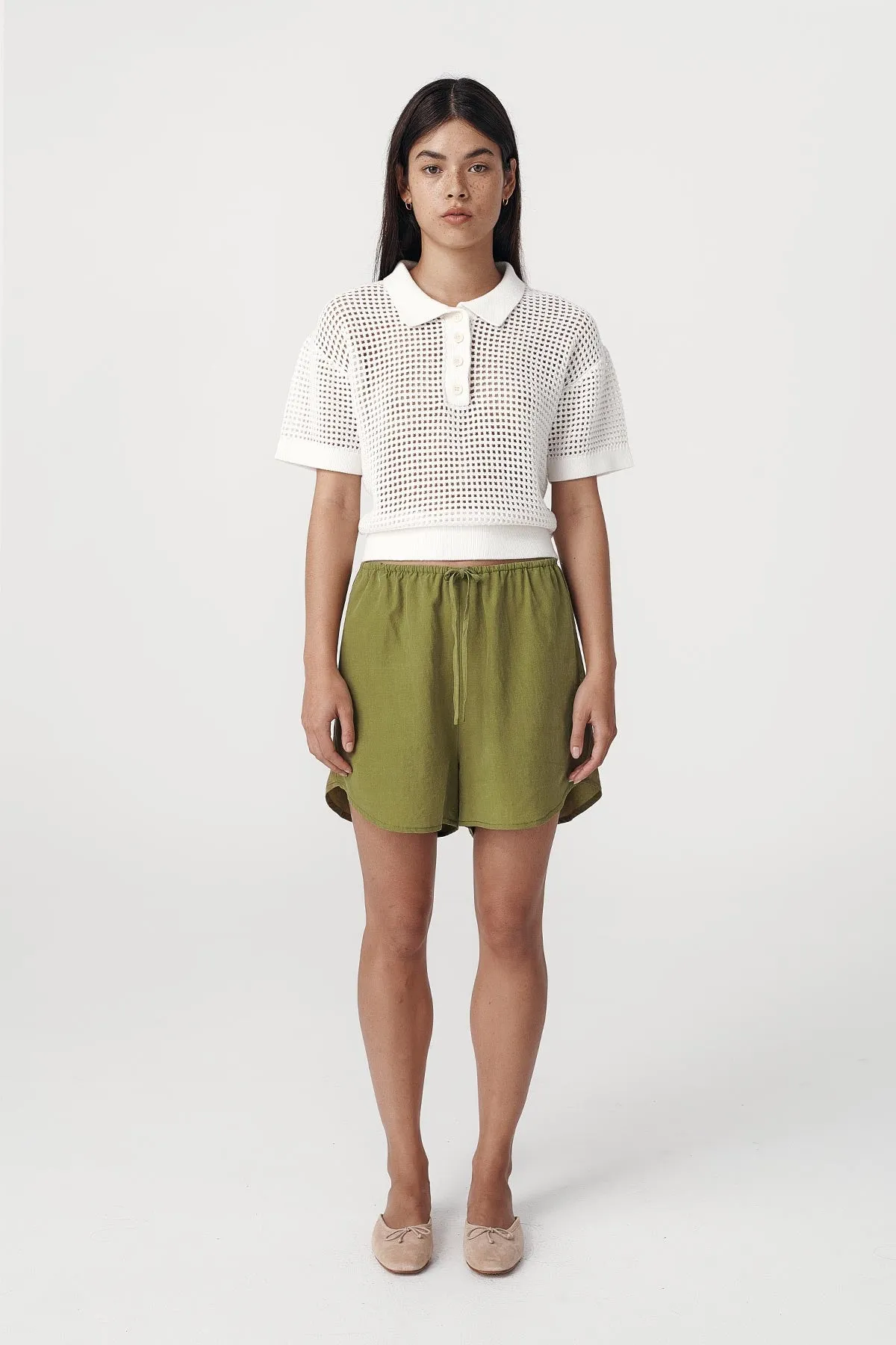 Mimi Knit Polo Top sold by Rowie the Label product image thumbnail 3