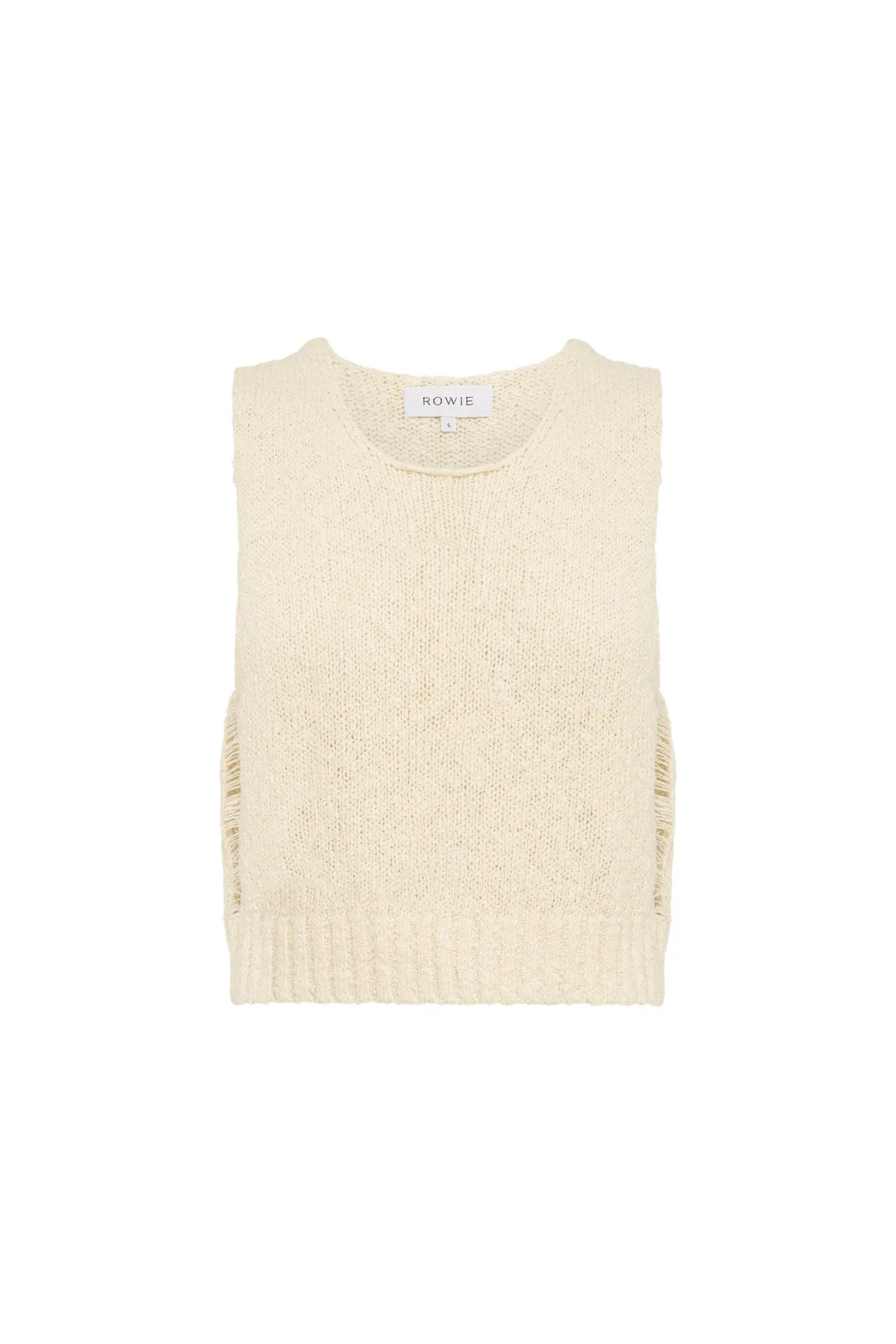 Catalina Crop Knit Tank sold by Rowie the Label product image thumbnail 2