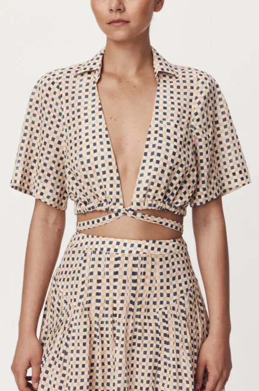 Bonny Organic Wrap Shirt sold by Rowie the Label