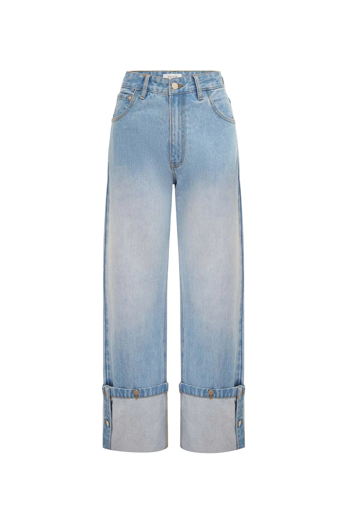 Walter Cuffed Straight Jeans sold by Rowie the Label product image thumbnail 2