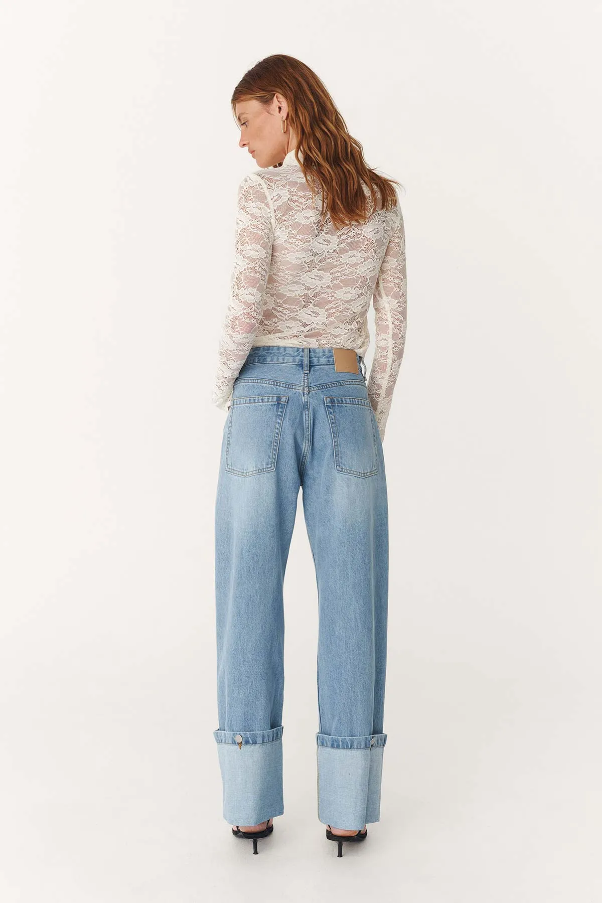 Walter Cuffed Straight Jeans sold by Rowie the Label product image thumbnail 5