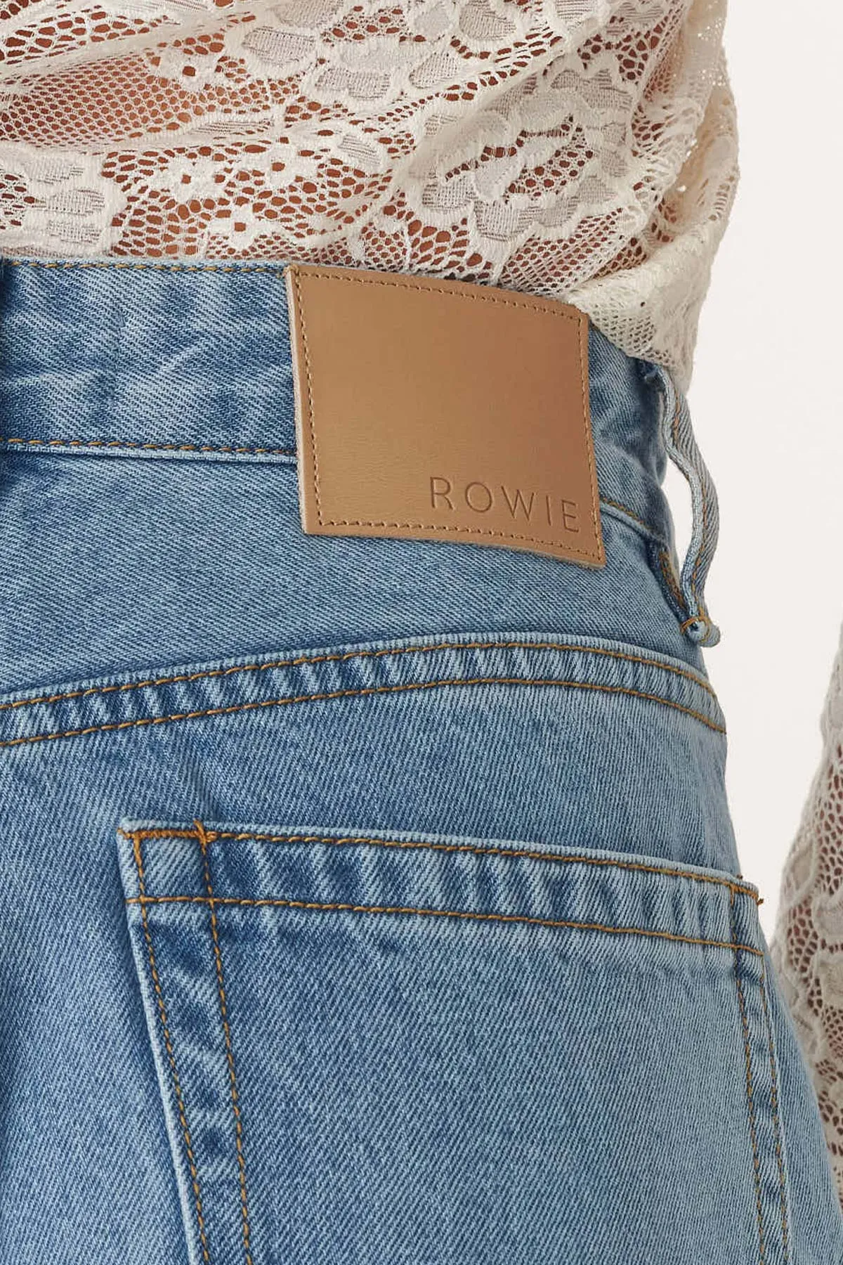 Walter Cuffed Straight Jeans sold by Rowie the Label product image thumbnail 4
