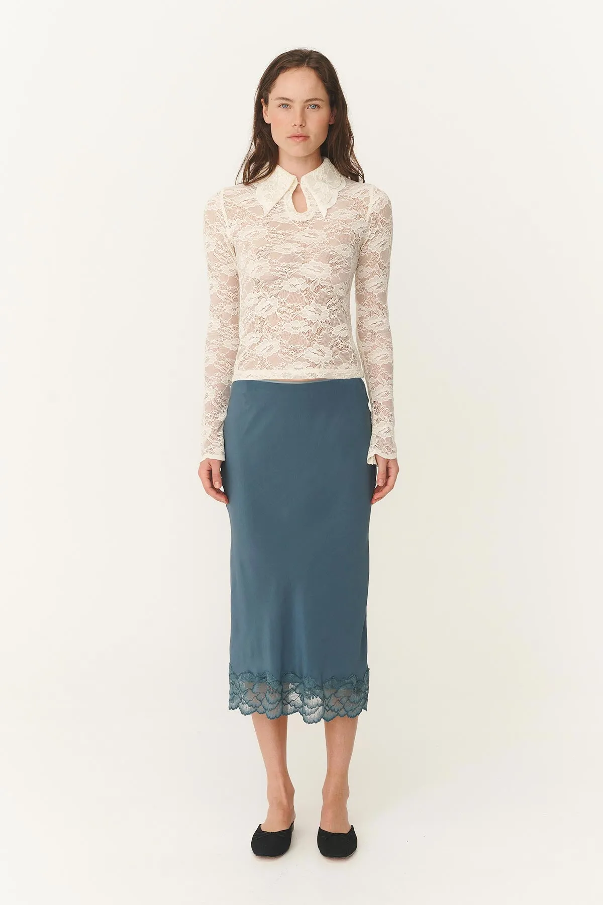 Charlotte Rose Lace Top sold by Rowie the Label product image thumbnail 3
