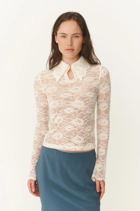 Charlotte Rose Lace Top made by Rowie the Label