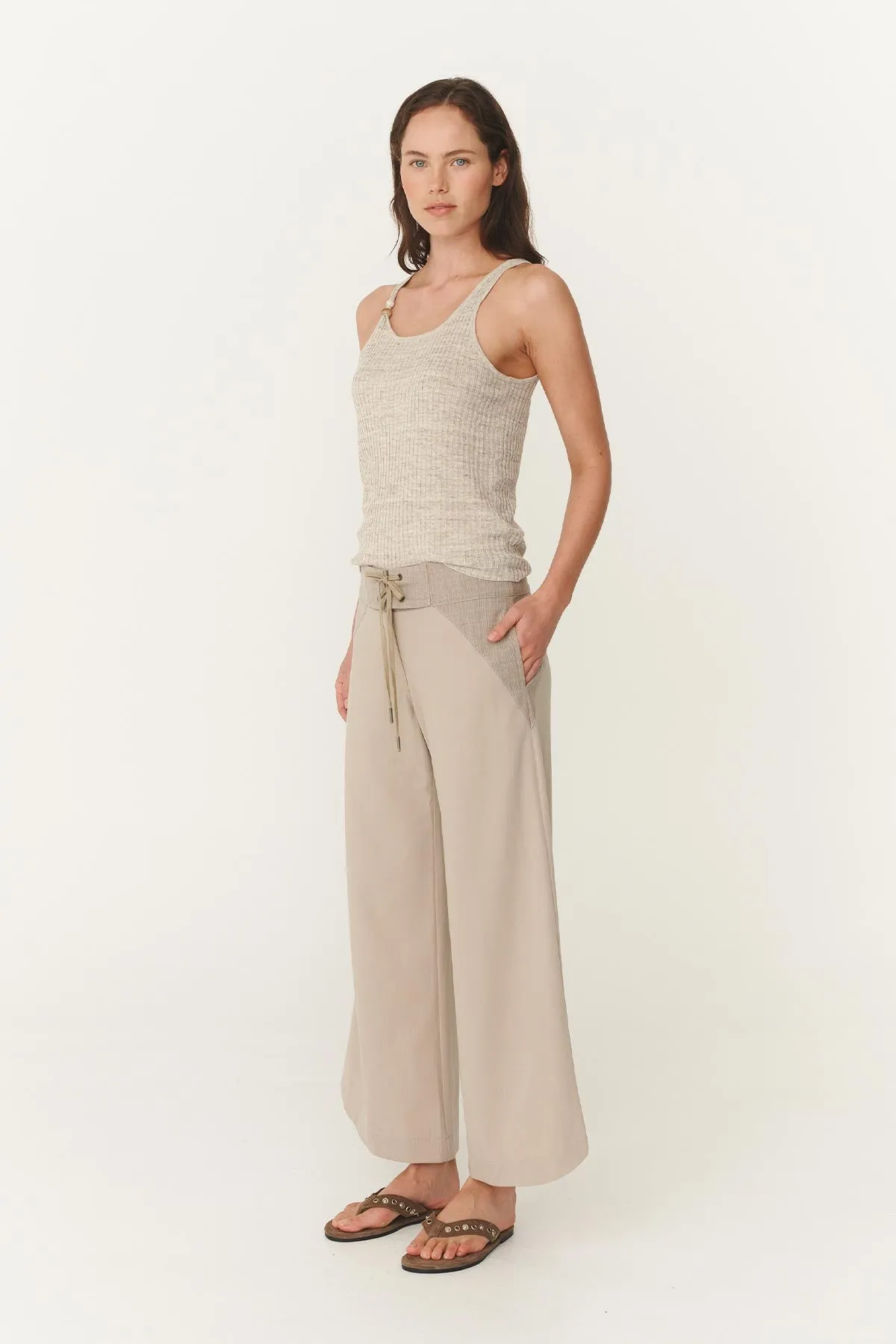 Surf Wide Crop Pants sold by Rowie the Label product image thumbnail 5