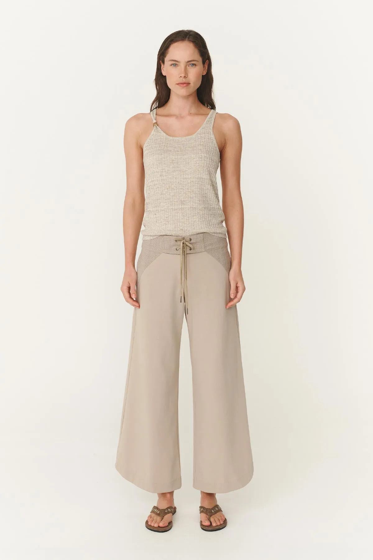 Surf Wide Crop Pants sold by Rowie the Label product image thumbnail 3