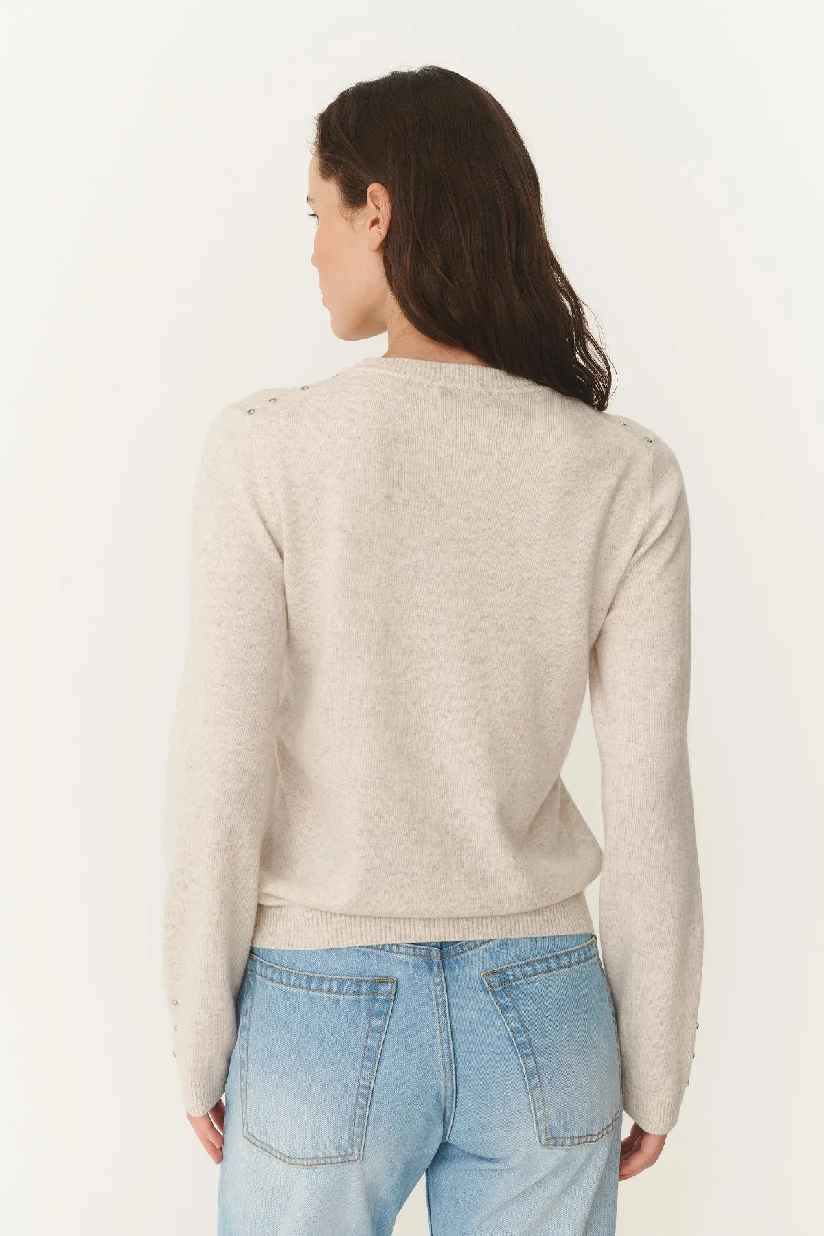Emaline Stud Merino Knit Top sold by Rowie the Label product image thumbnail 5