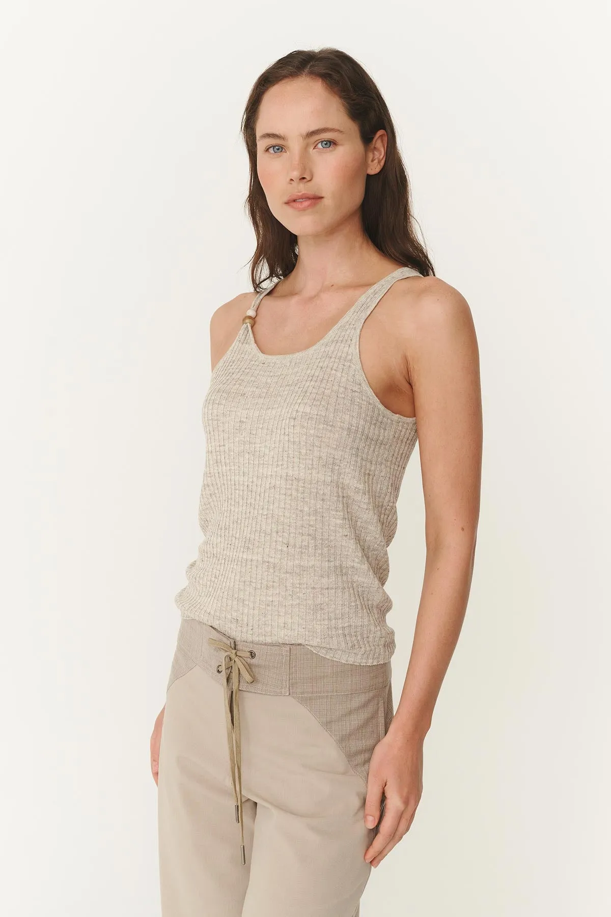 Haven Bead Linen Tank sold by Rowie the Label product image thumbnail 4