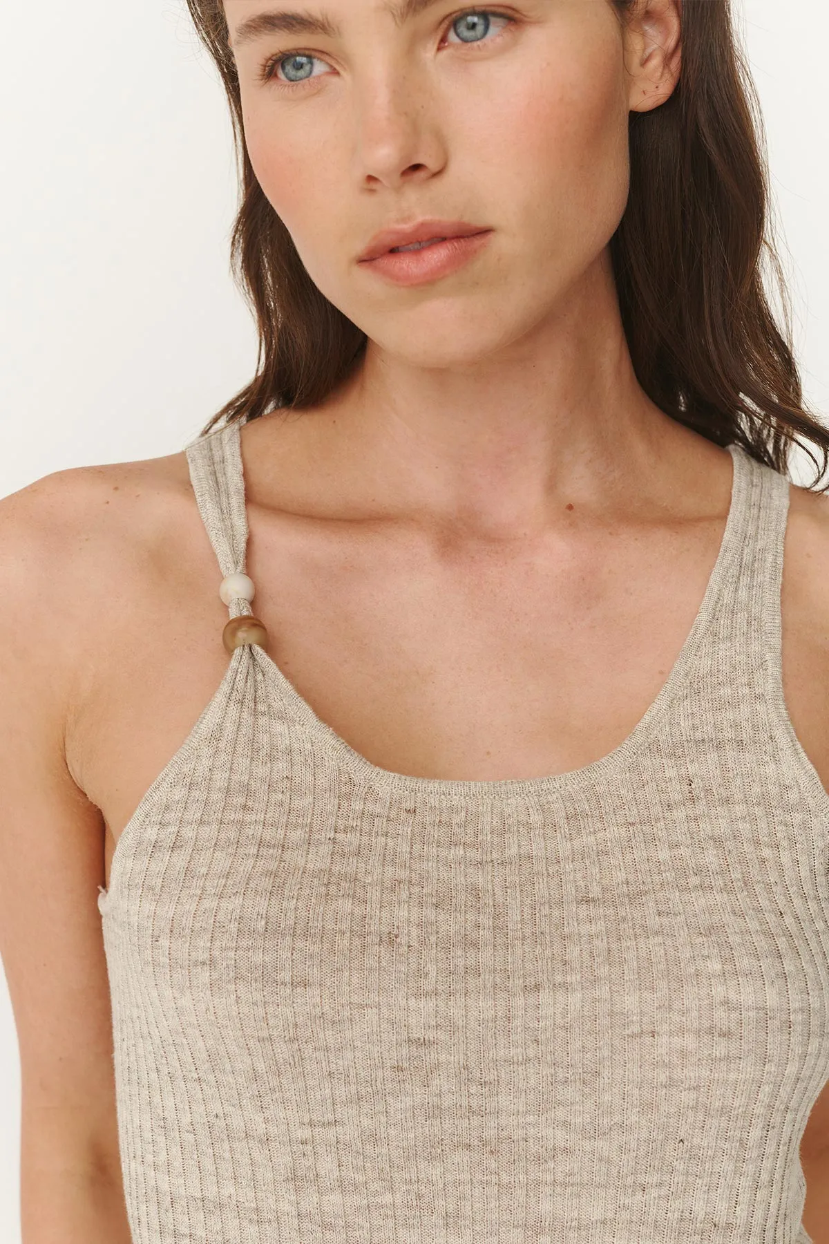 Haven Bead Linen Tank sold by Rowie the Label product image thumbnail 3