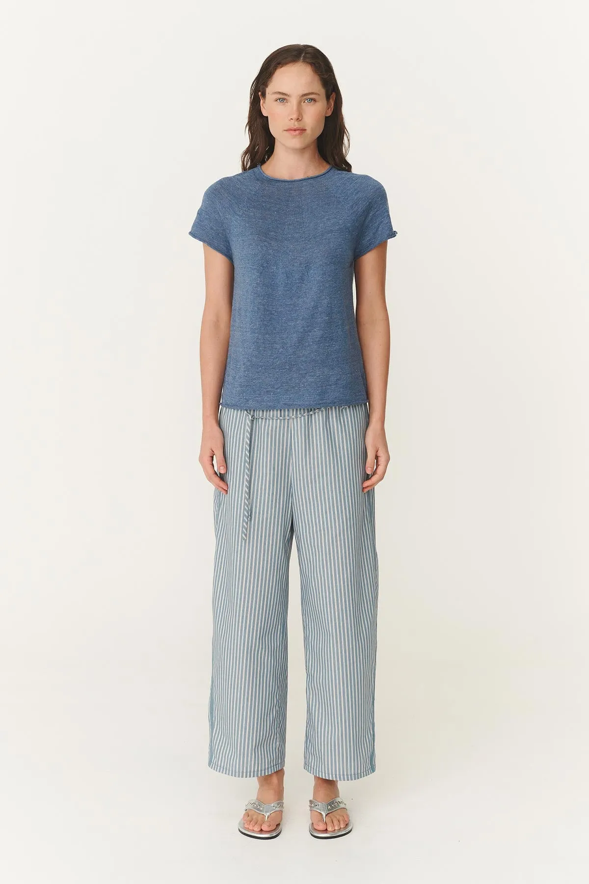 Poet Linen Knit Top sold by Rowie the Label product image thumbnail 3