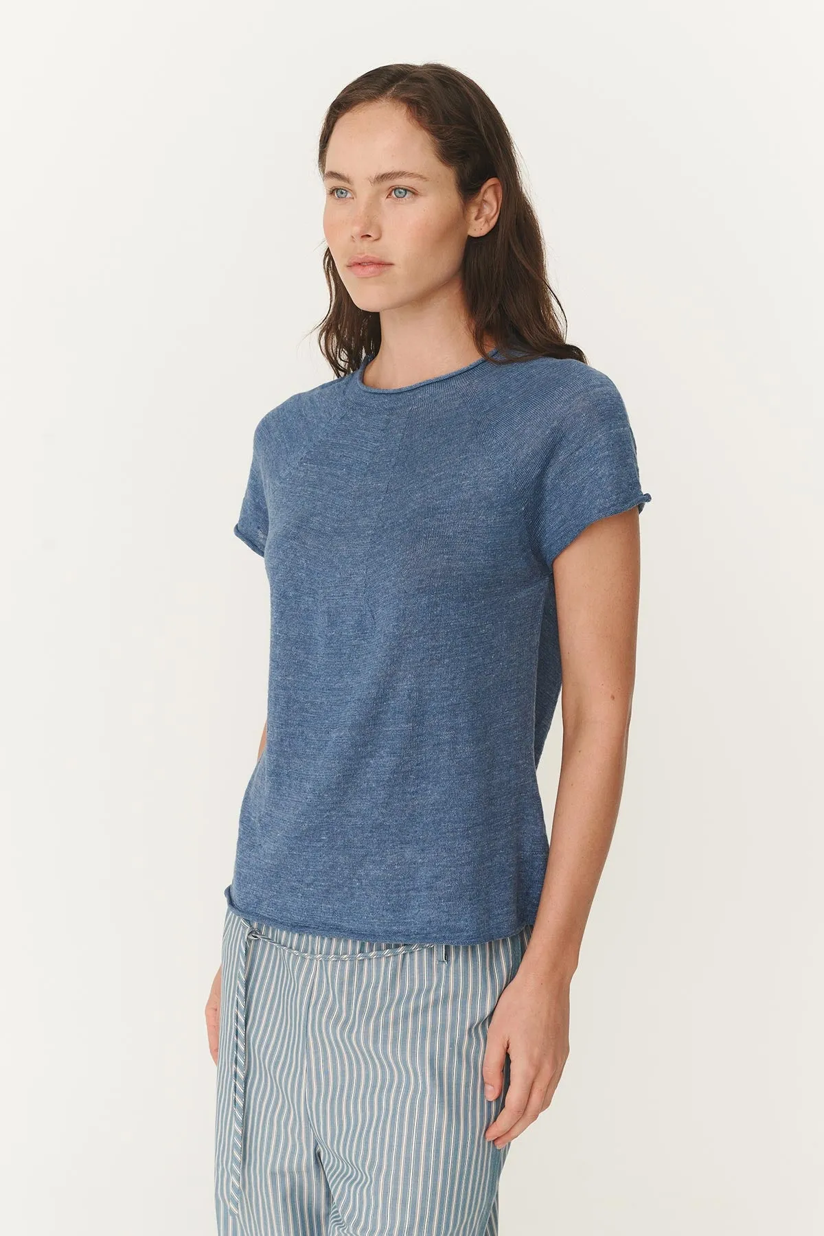 Poet Linen Knit Top sold by Rowie the Label product image thumbnail 5