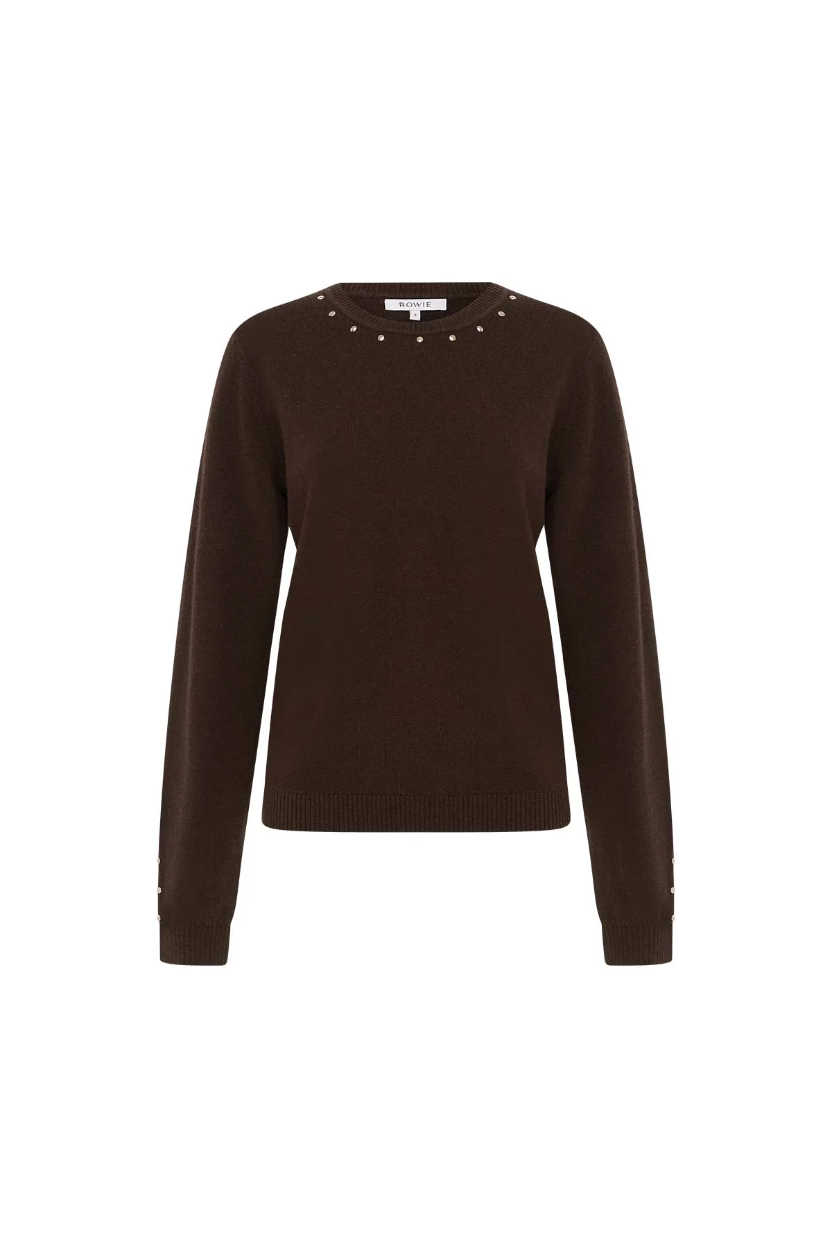 Emaline Stud Merino Knit Top sold by Rowie the Label product image thumbnail 2
