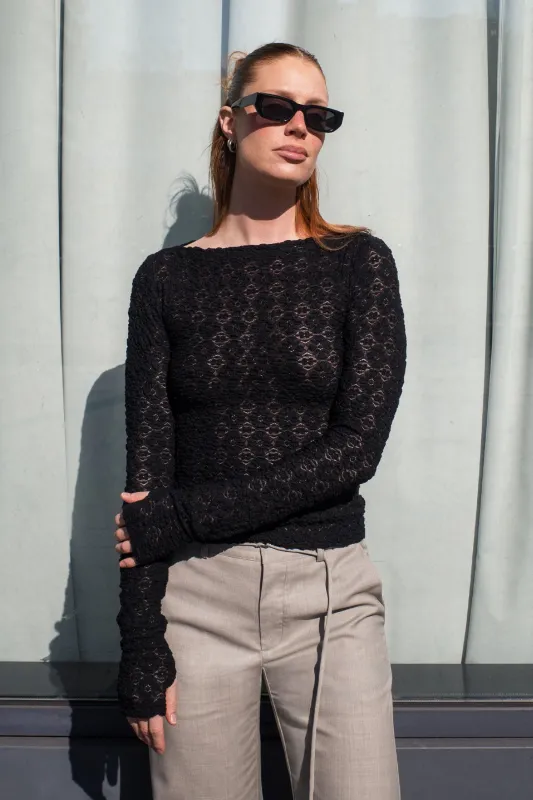 Samantha Clover Lace Top made by Rowie the Label