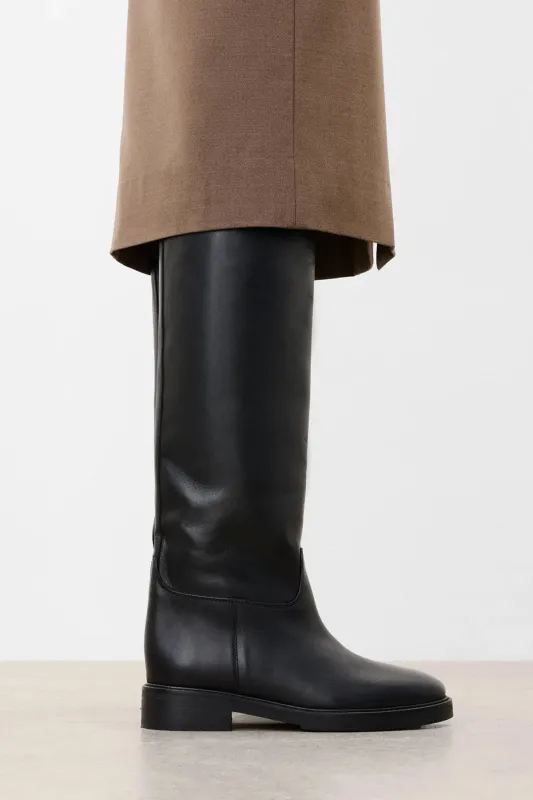 Florentine Tall Leather Boot made by Flattered