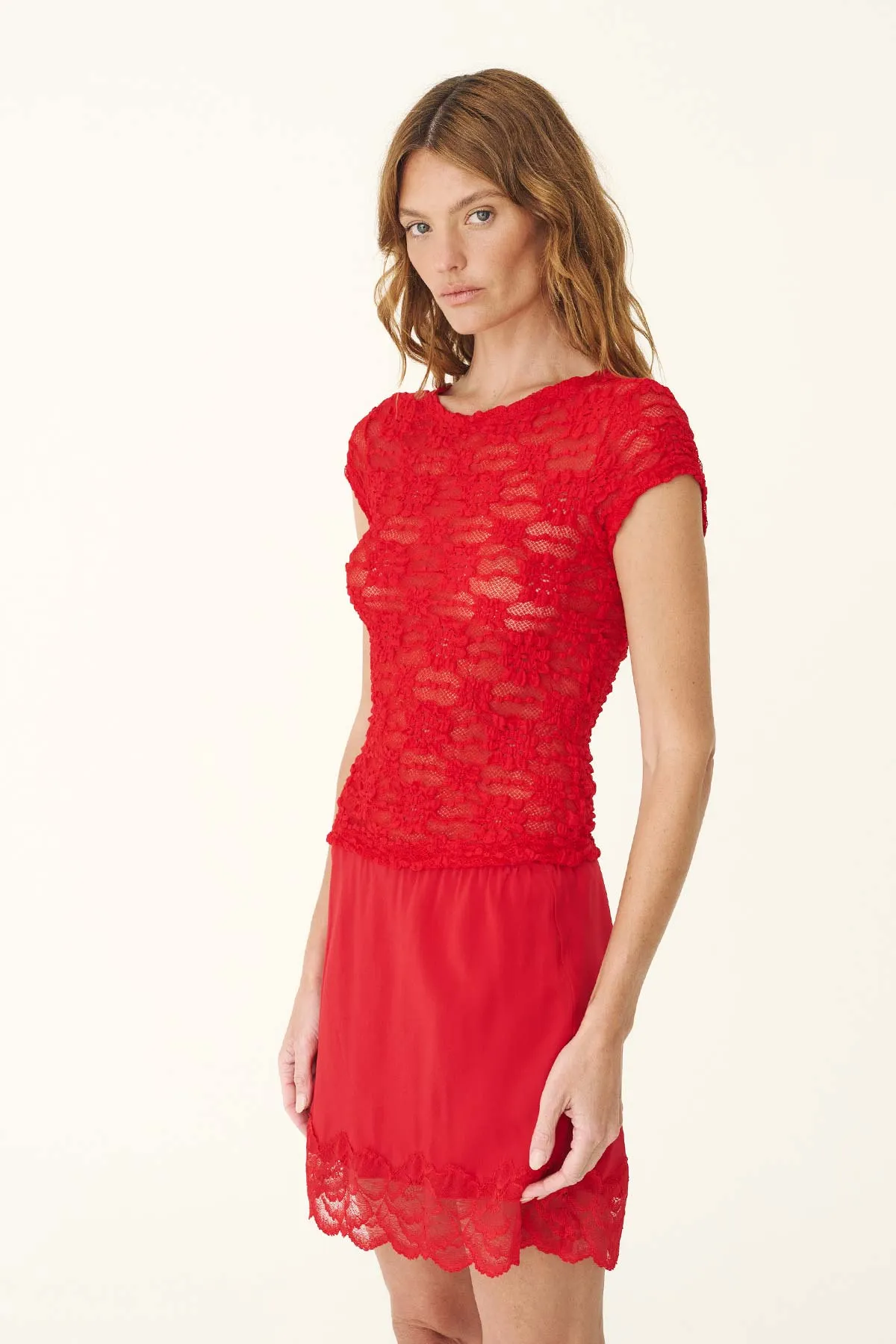 Galo Sunflower Lace Tee sold by Rowie the Label product image thumbnail 5