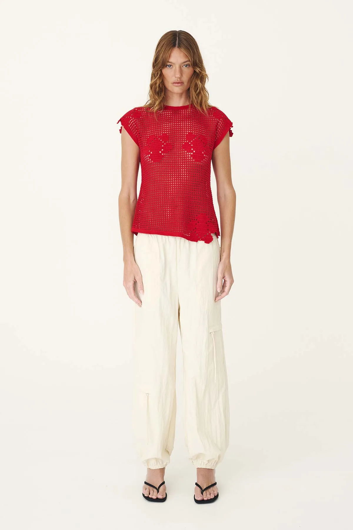 Pollyanna Floral Crochet Top sold by Rowie the Label product image thumbnail 4