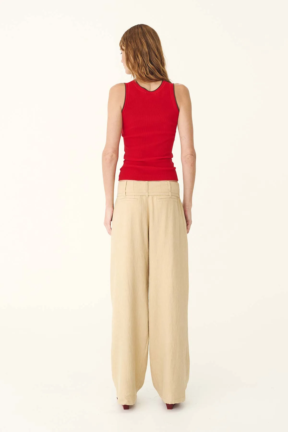 Carlotta Linen Curve Pants sold by Rowie the Label product image thumbnail 5