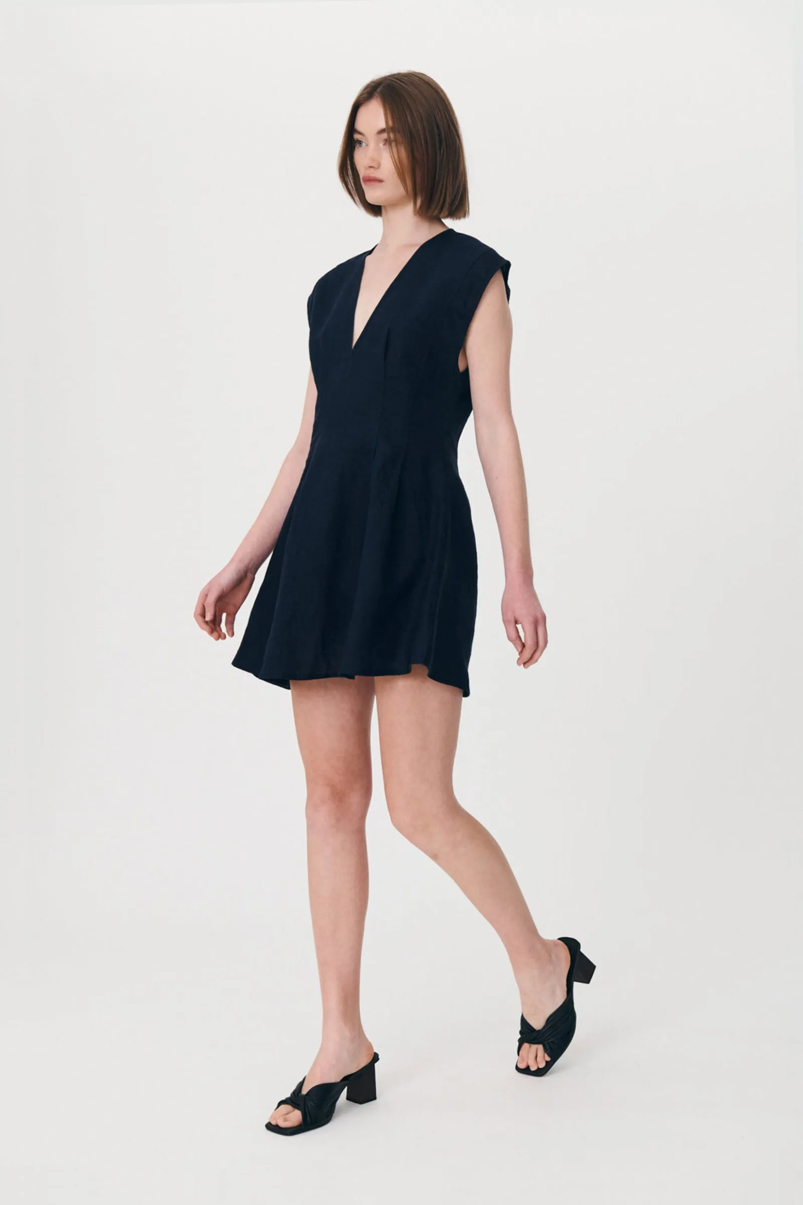 Anica Linen Mini Dress sold by Rowie the Label product image thumbnail 5