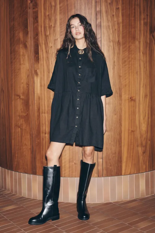 Bailey Linen Dress sold by Rowie the Label