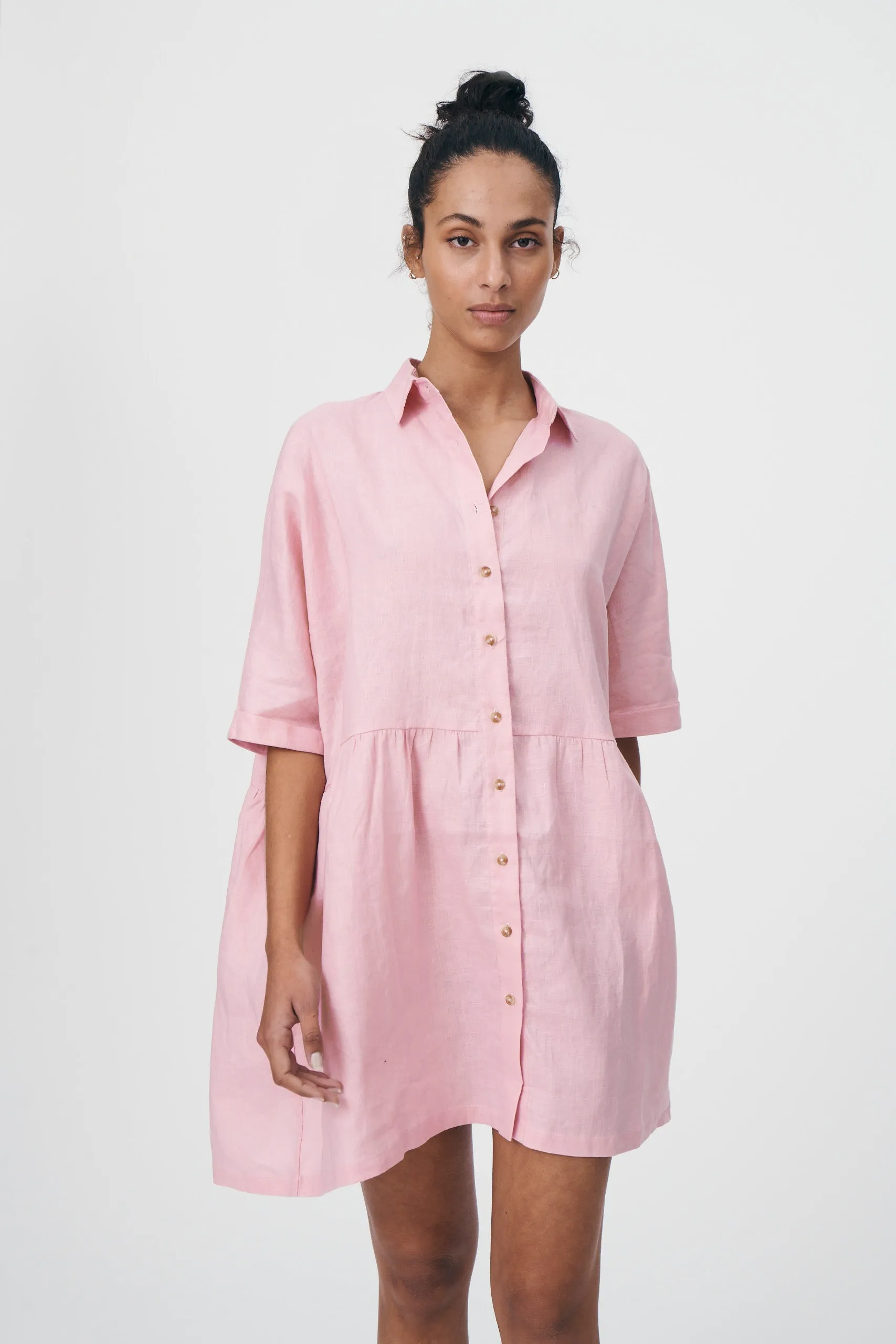 Bailey Linen Dress sold by Rowie the Label
