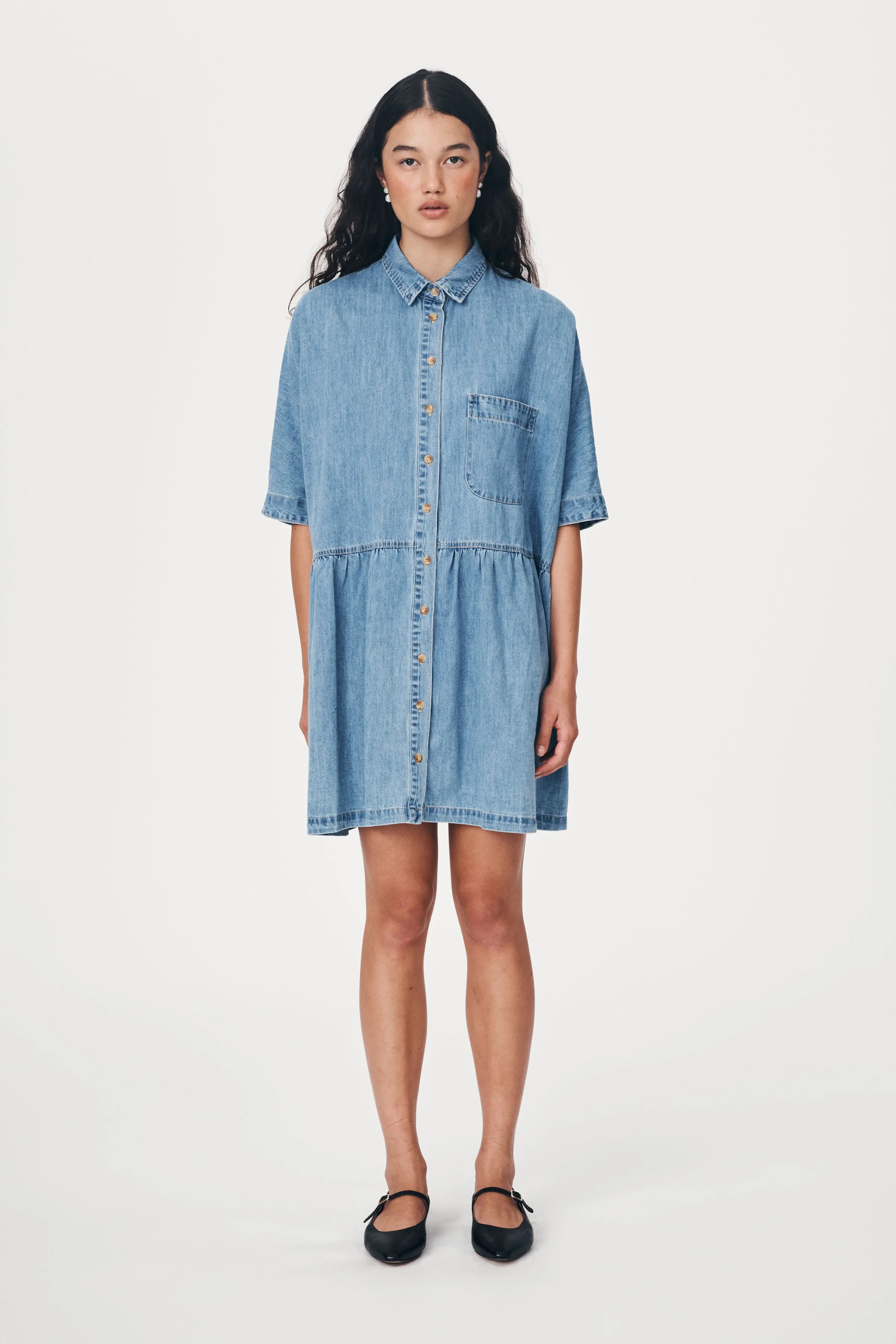 Bailey Denim Dress sold by Rowie the Label