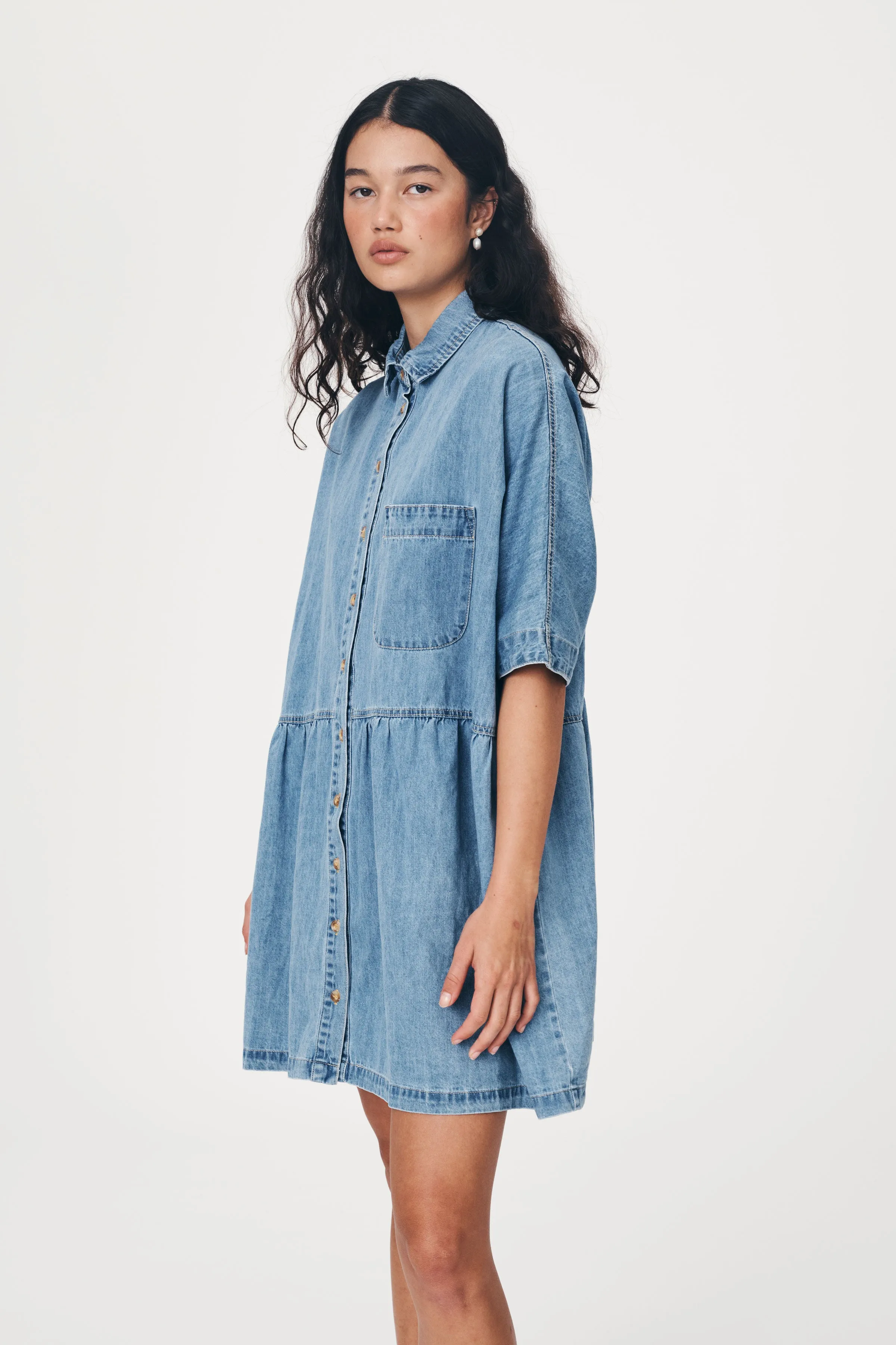 Bailey Denim Dress sold by Rowie the Label product image thumbnail 3