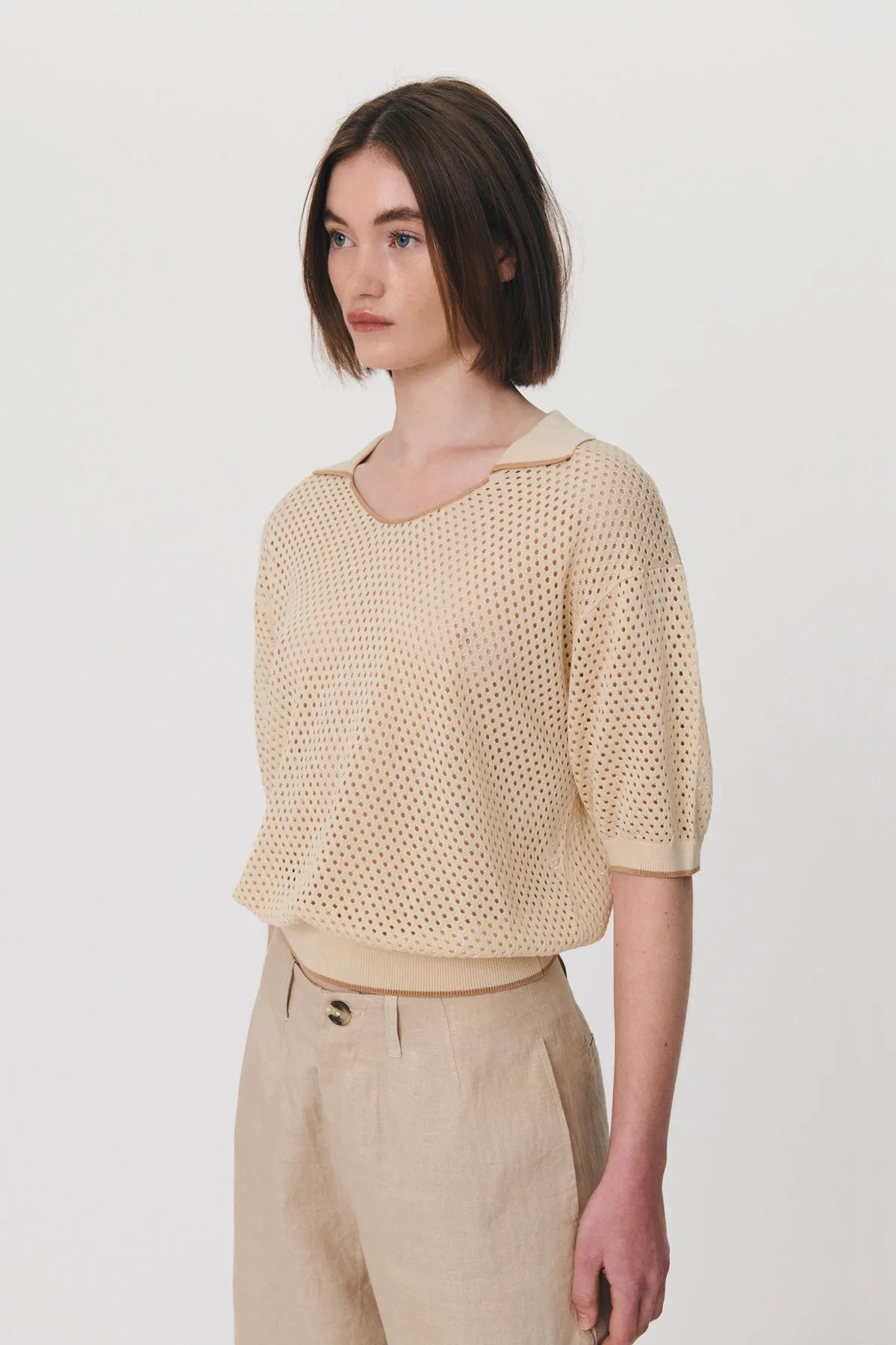 Gladis Crochet Knit Top sold by Rowie the Label product image thumbnail 3