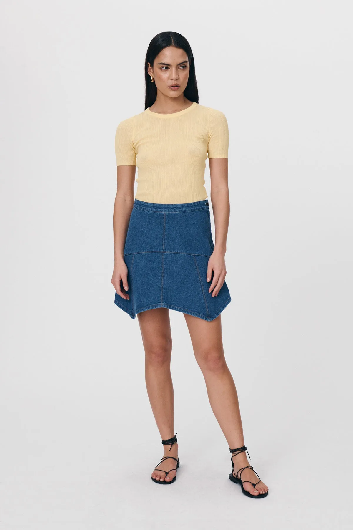 Rib Knit Tee sold by Rowie the Label product image thumbnail 5