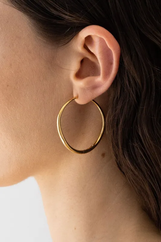 Momento Large Hoops sold by Rowie the Label