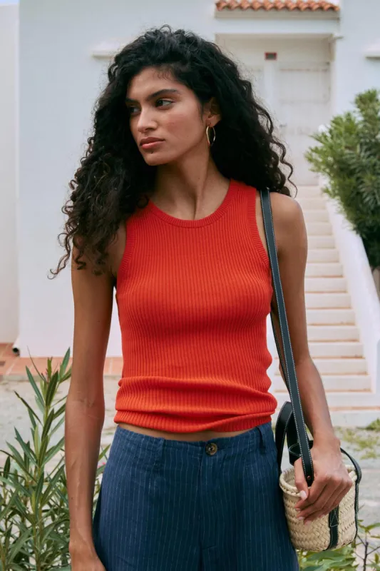 Avery Knit Tank sold by Rowie the Label