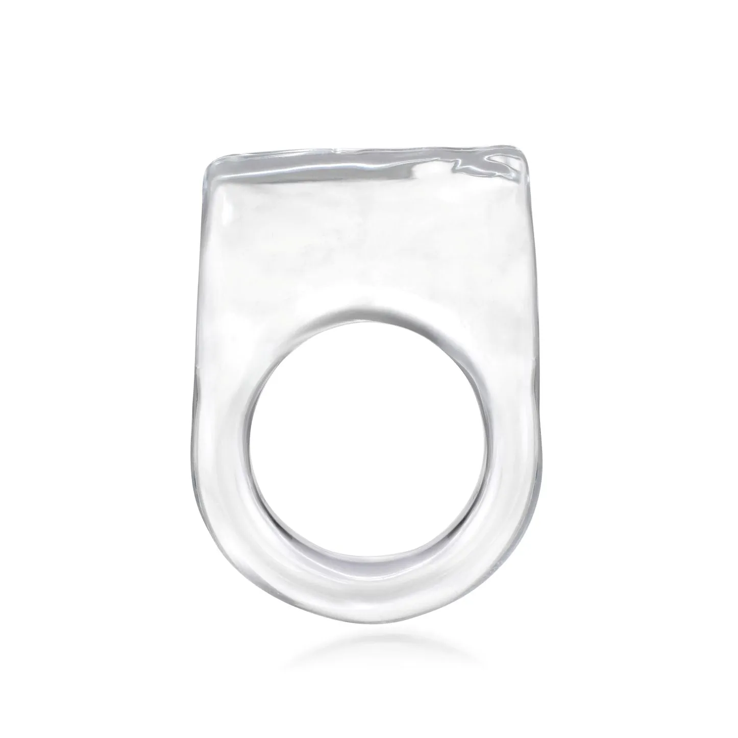 Clear Glass Ring - Size 7 sold by Roxann Slate