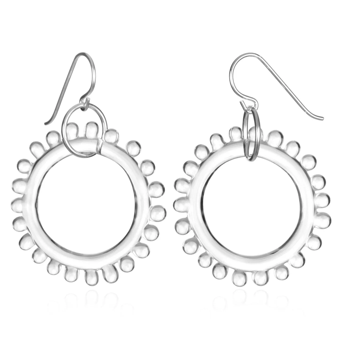 Glass Wheel Earrings sold by Roxann Slate