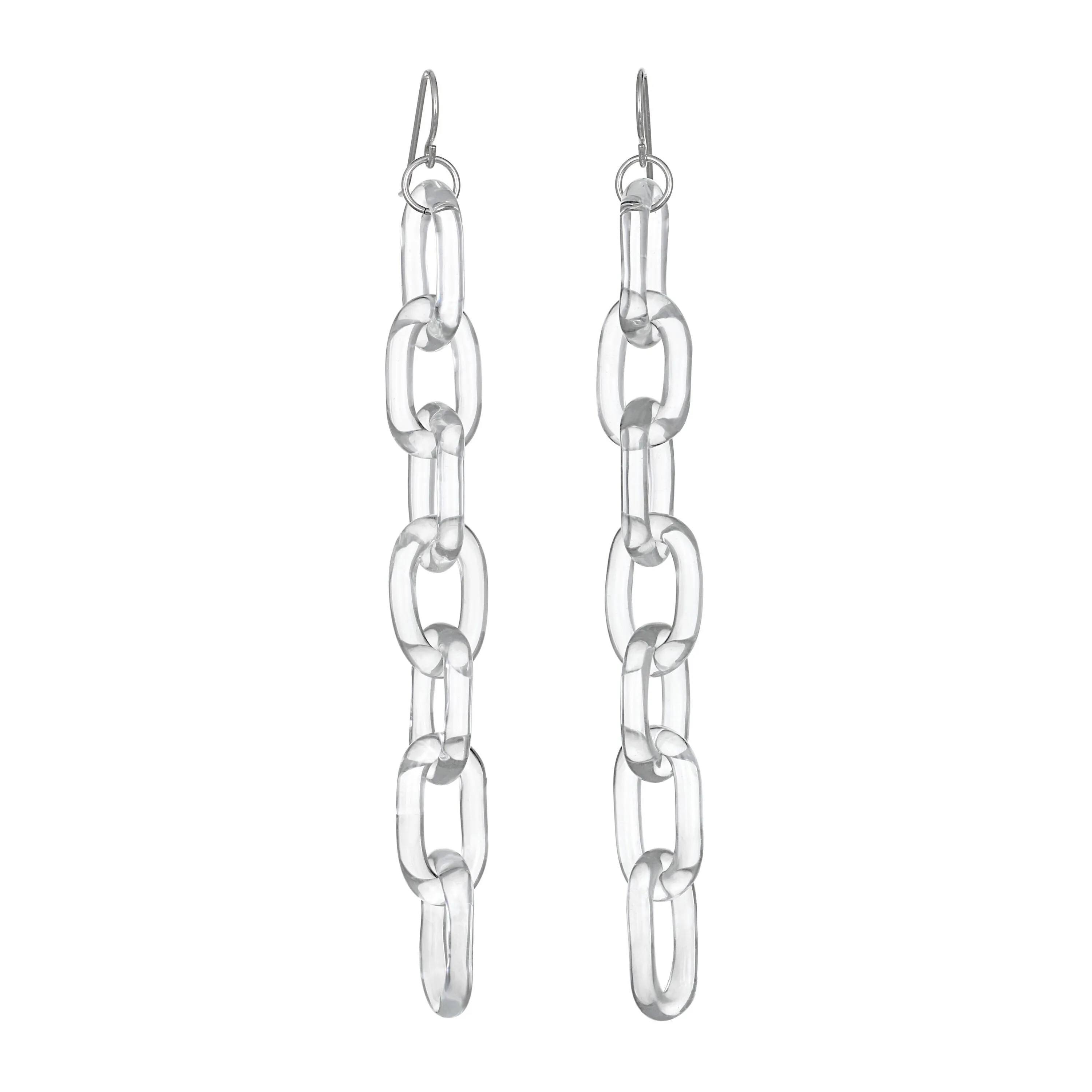 Oversized Oval Chain Earrings sold by Roxann Slate