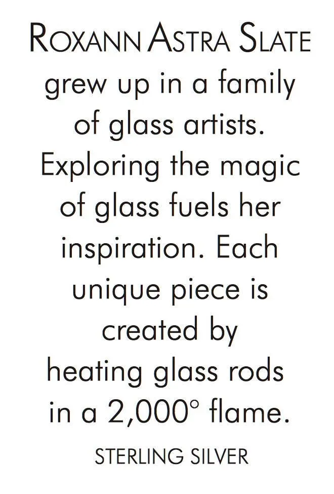 Glass Statement Figure Eight Necklace sold by Roxann Slate product image thumbnail 4