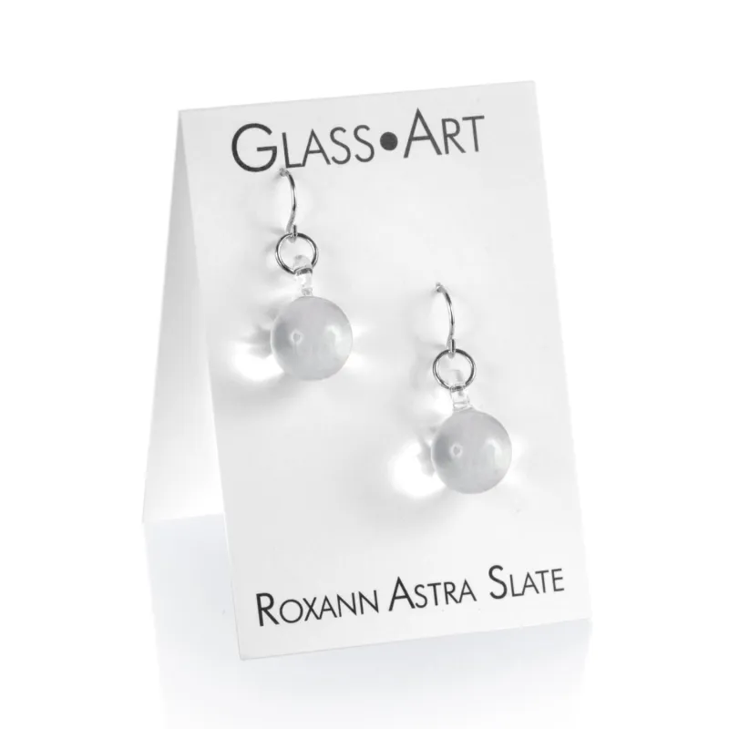 Glass Small Ball Drop Earrings sold by Roxann Slate
