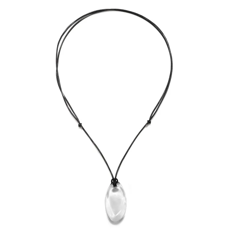 Glass Pebble Pendant Necklace sold by Roxann Slate