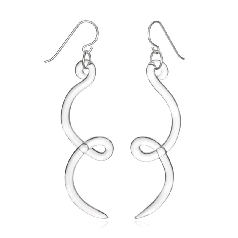 Cursive Curve Earrings sold by Roxann Slate